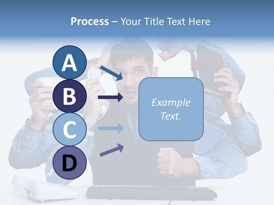 Busy Business Man PowerPoint Template
