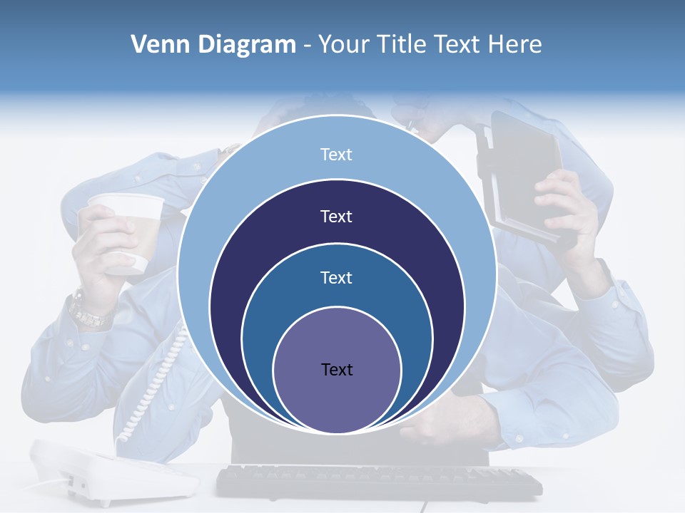 Busy Business Man PowerPoint Template