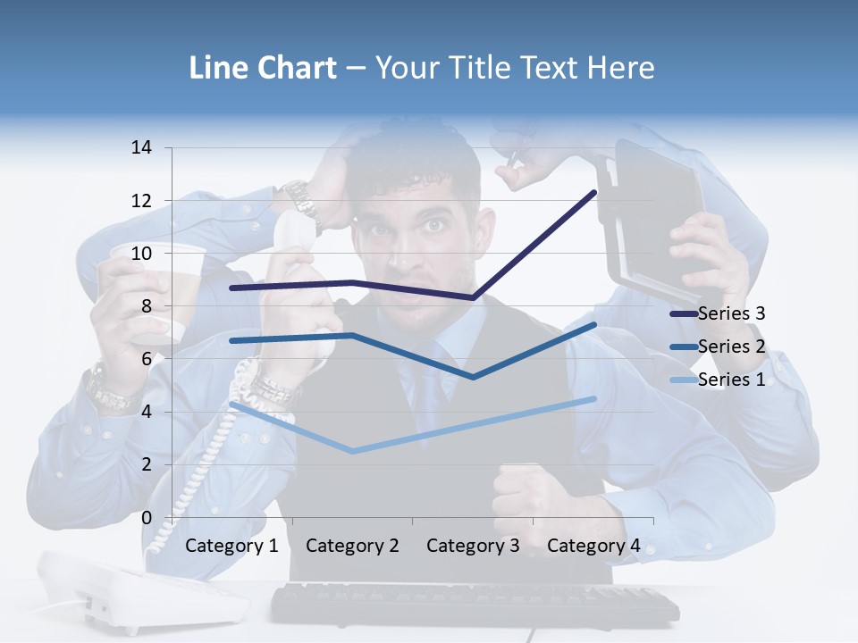 Busy Business Man PowerPoint Template