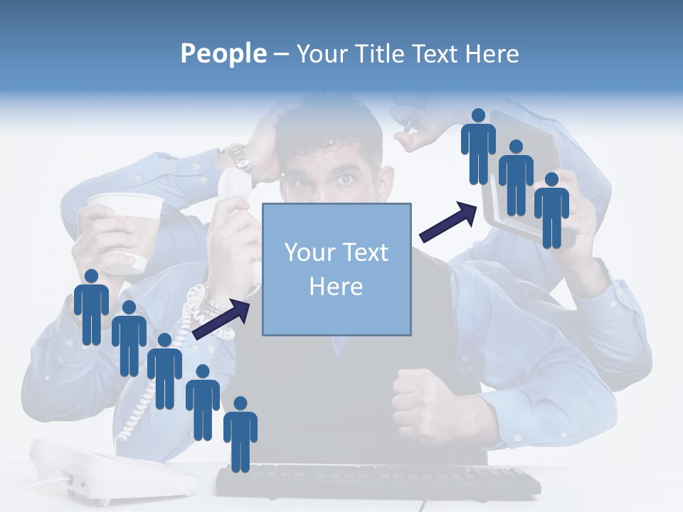 Busy Business Man PowerPoint Template