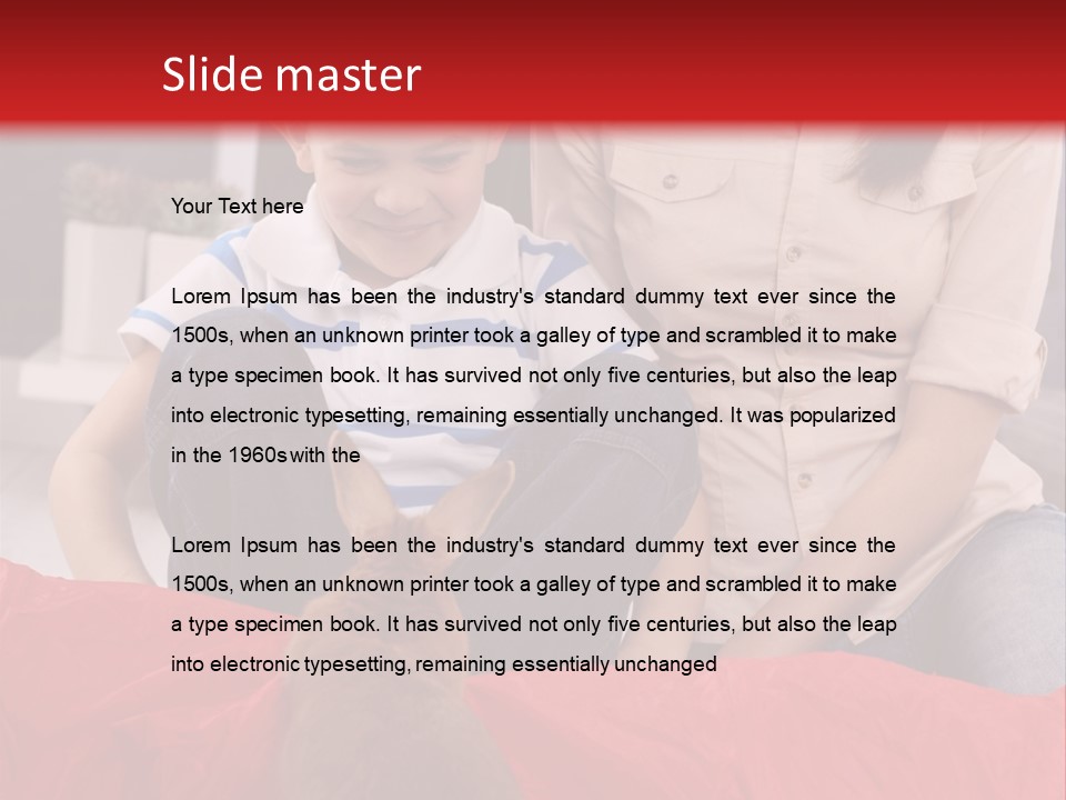 Mom Enjoying Living PowerPoint Template