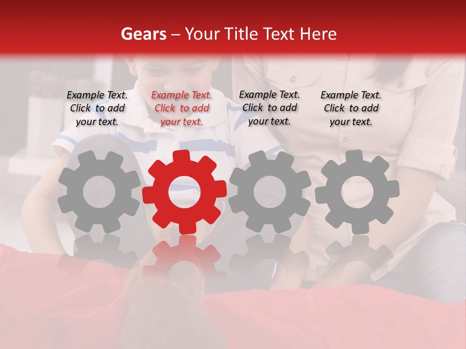 Mom Enjoying Living PowerPoint Template