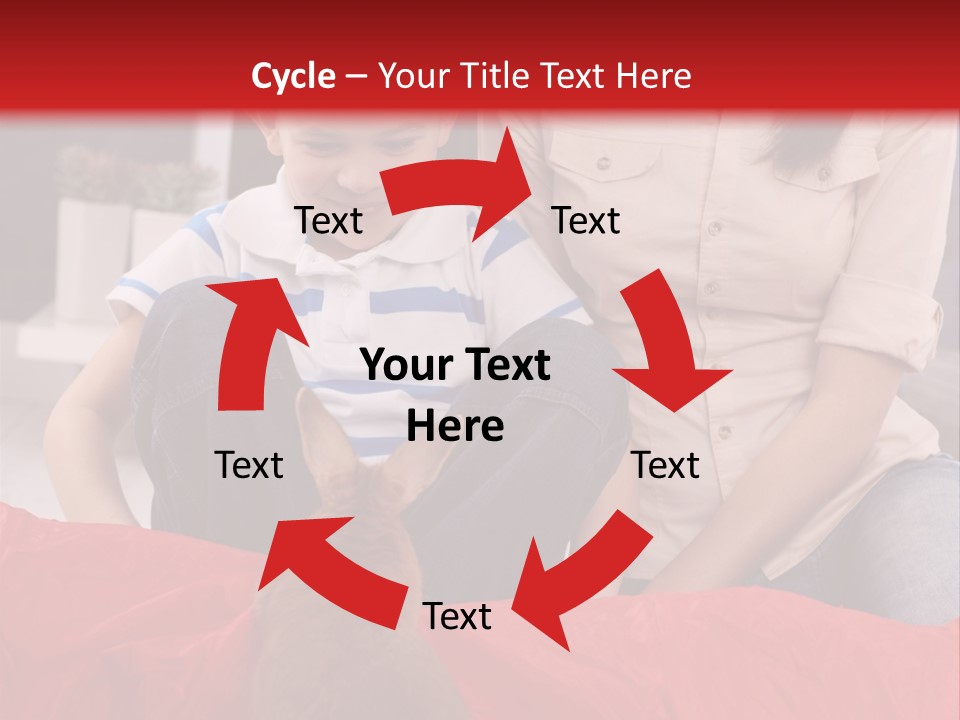 Mom Enjoying Living PowerPoint Template