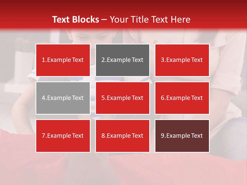 Mom Enjoying Living PowerPoint Template