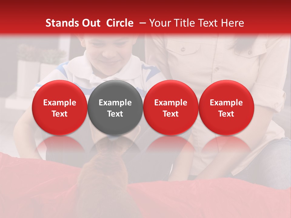 Mom Enjoying Living PowerPoint Template