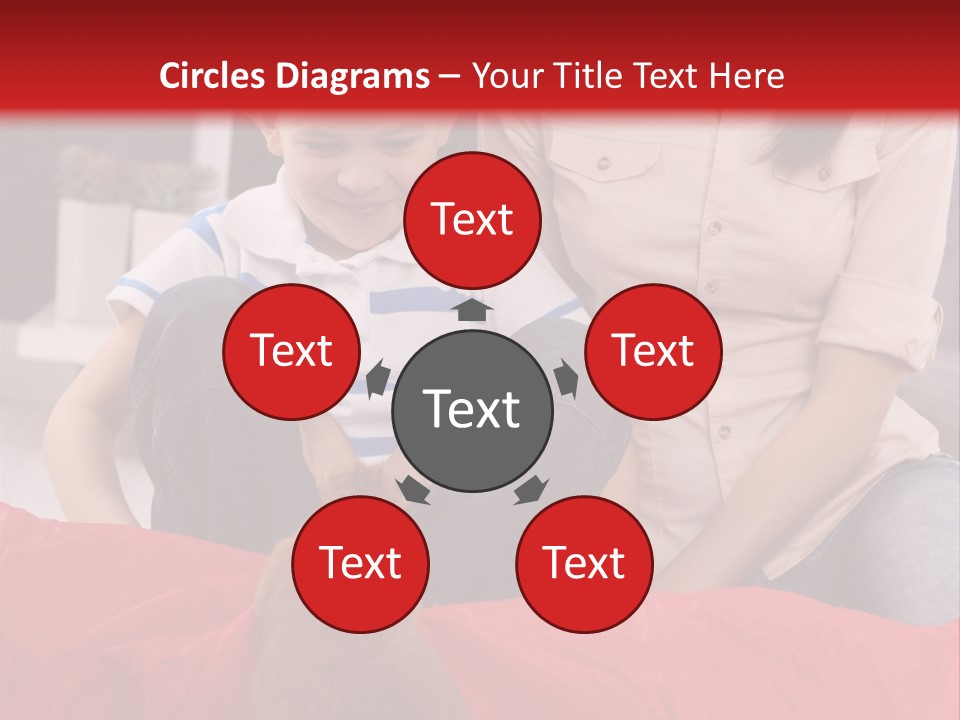 Mom Enjoying Living PowerPoint Template