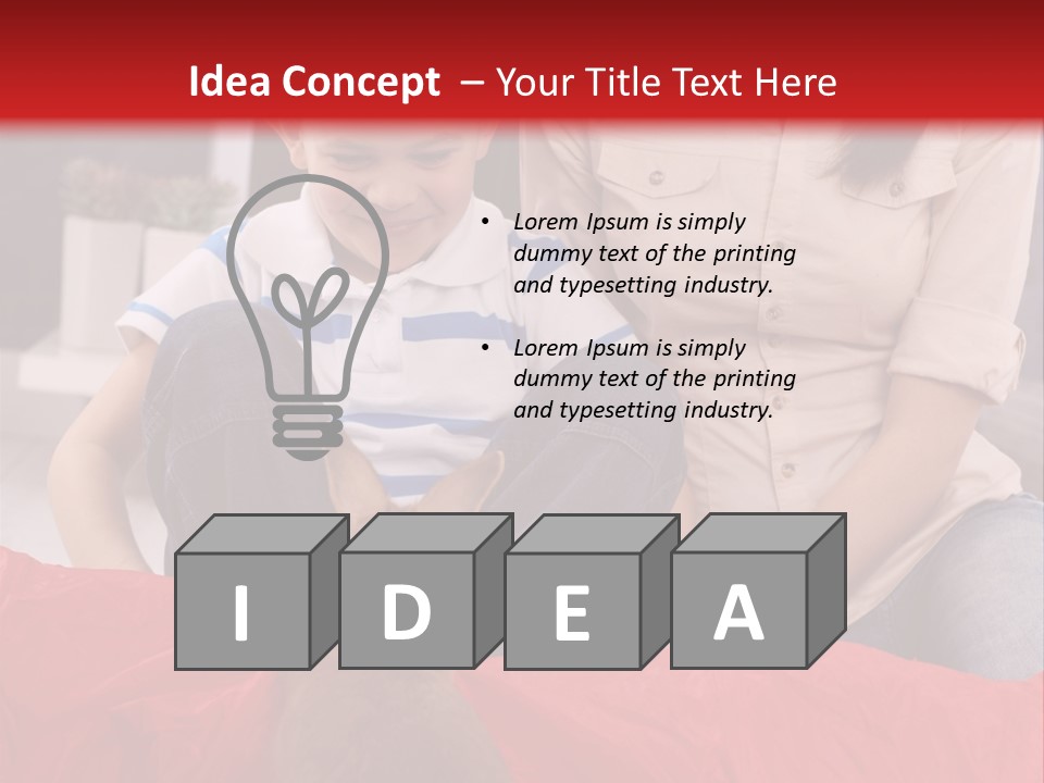 Mom Enjoying Living PowerPoint Template