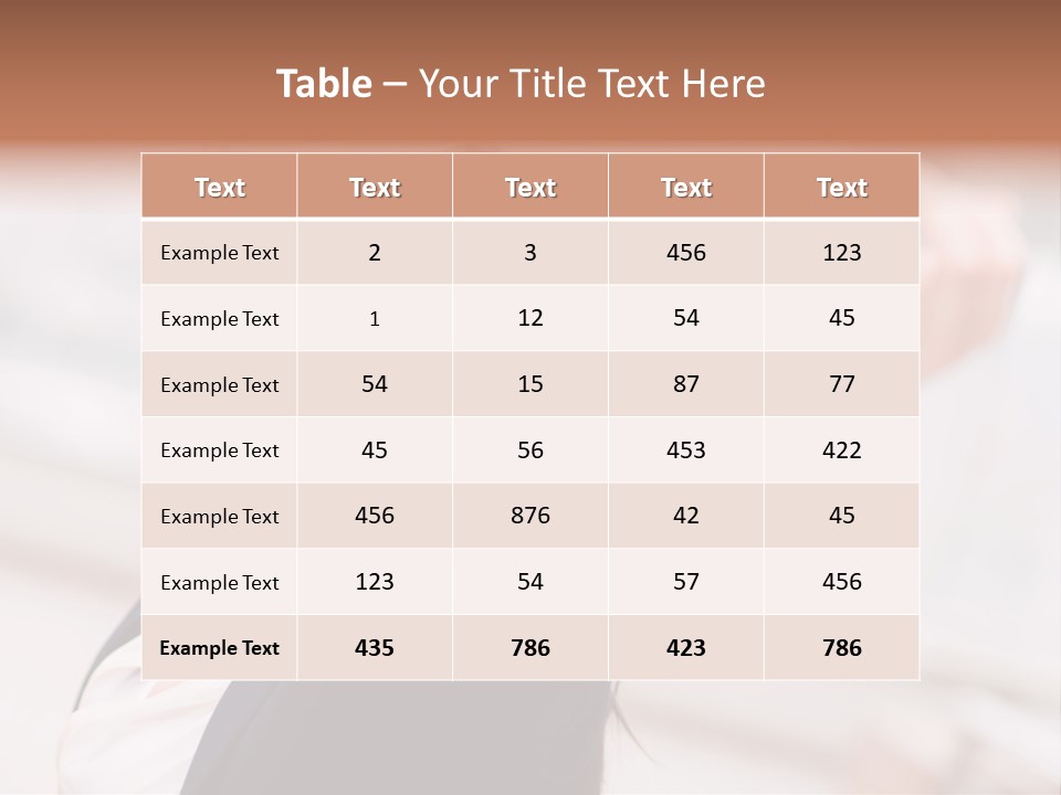 Victory Formalwear Content PowerPoint Template