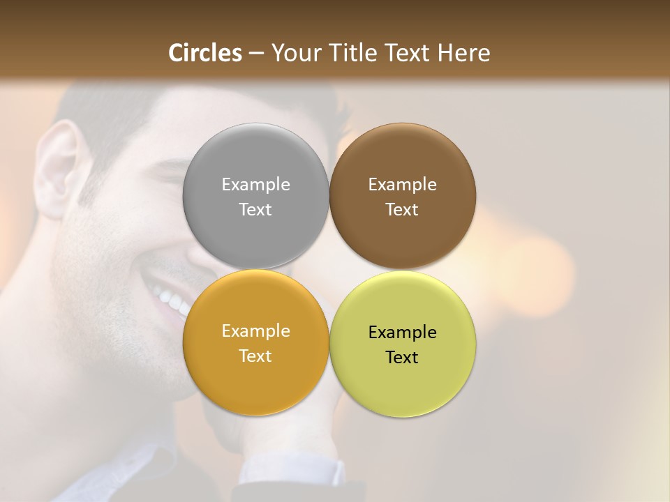 Communicate Successful Cheerful PowerPoint Template