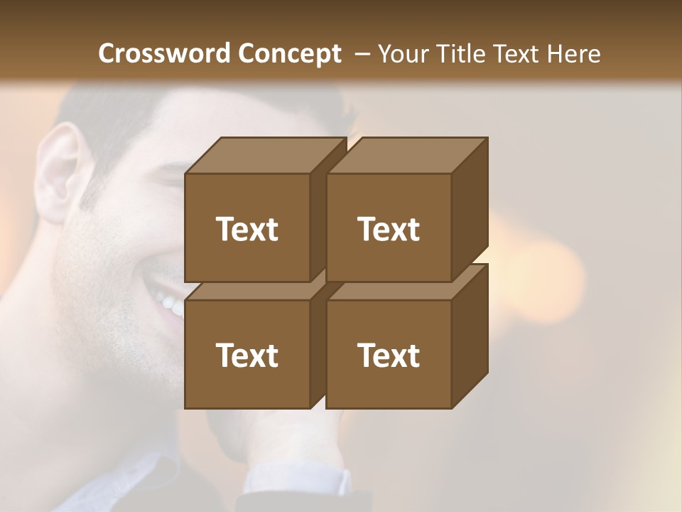 Communicate Successful Cheerful PowerPoint Template