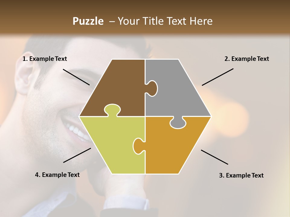 Communicate Successful Cheerful PowerPoint Template