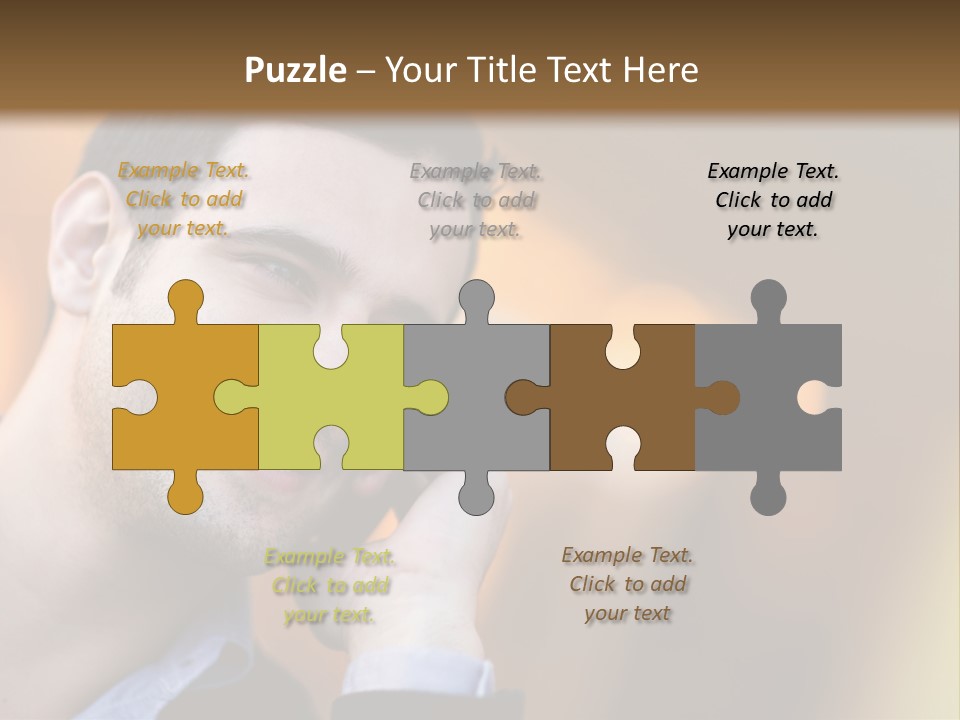 Communicate Successful Cheerful PowerPoint Template