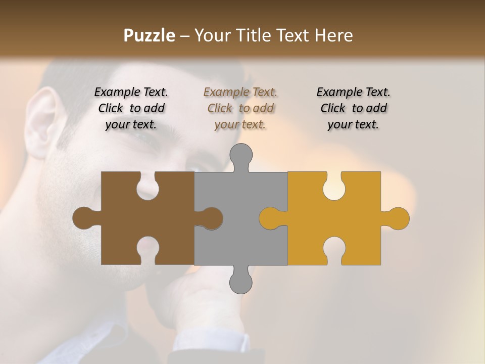 Communicate Successful Cheerful PowerPoint Template