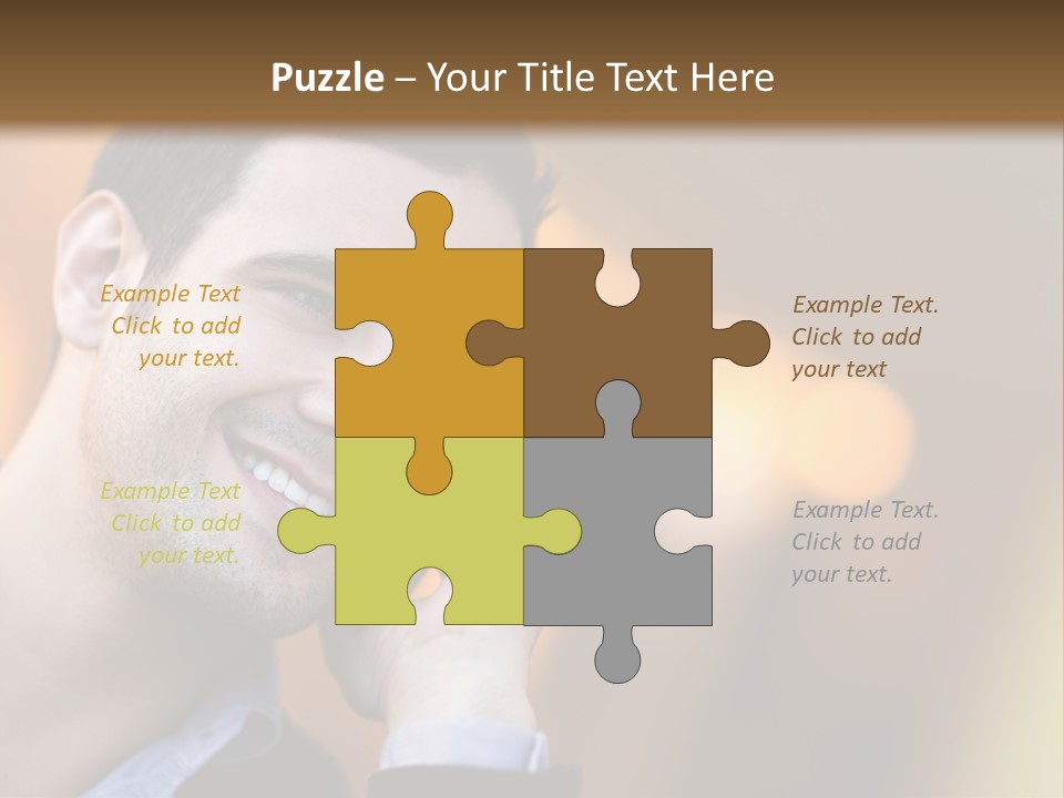 Communicate Successful Cheerful PowerPoint Template