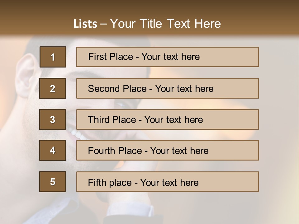 Communicate Successful Cheerful PowerPoint Template