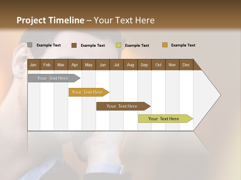 Communicate Successful Cheerful PowerPoint Template