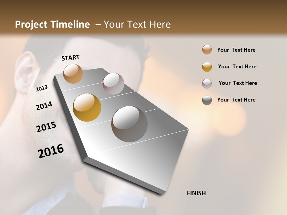 Communicate Successful Cheerful PowerPoint Template