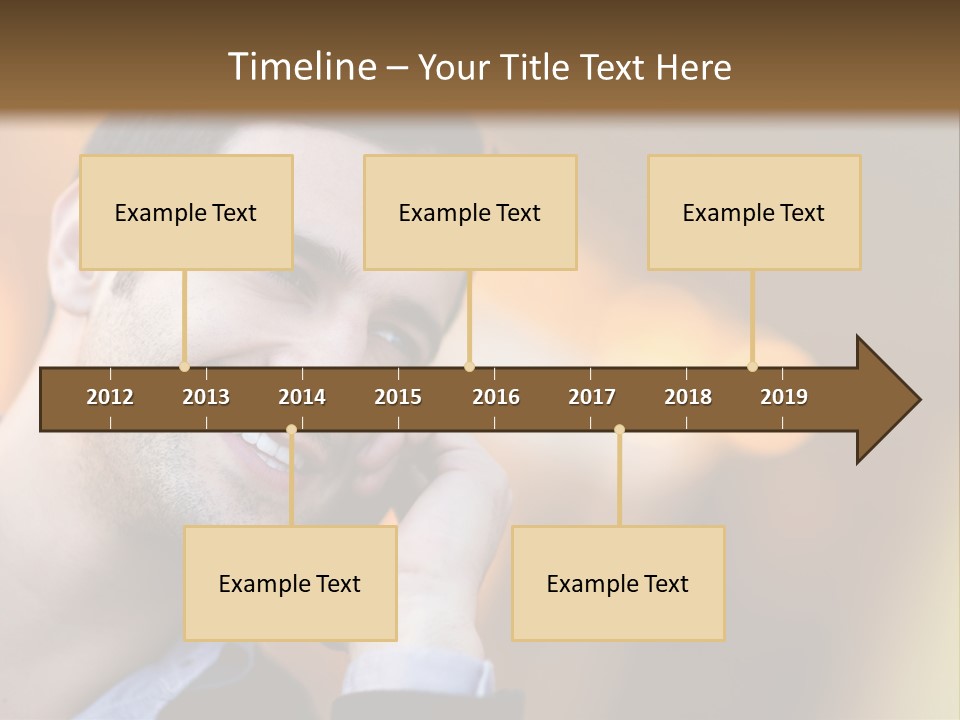 Communicate Successful Cheerful PowerPoint Template