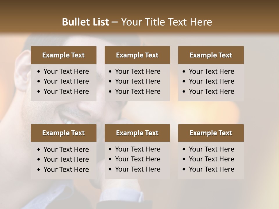 Communicate Successful Cheerful PowerPoint Template