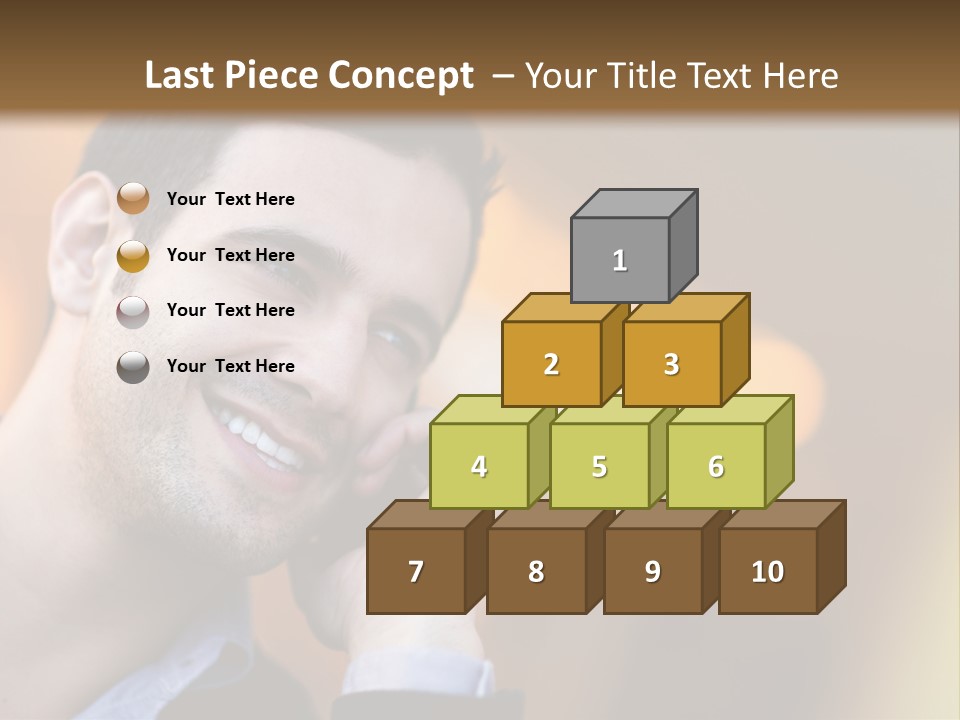Communicate Successful Cheerful PowerPoint Template