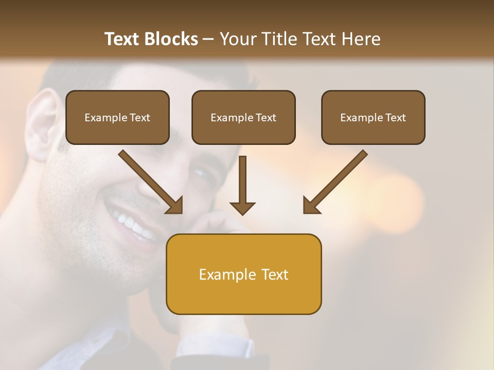 Communicate Successful Cheerful PowerPoint Template