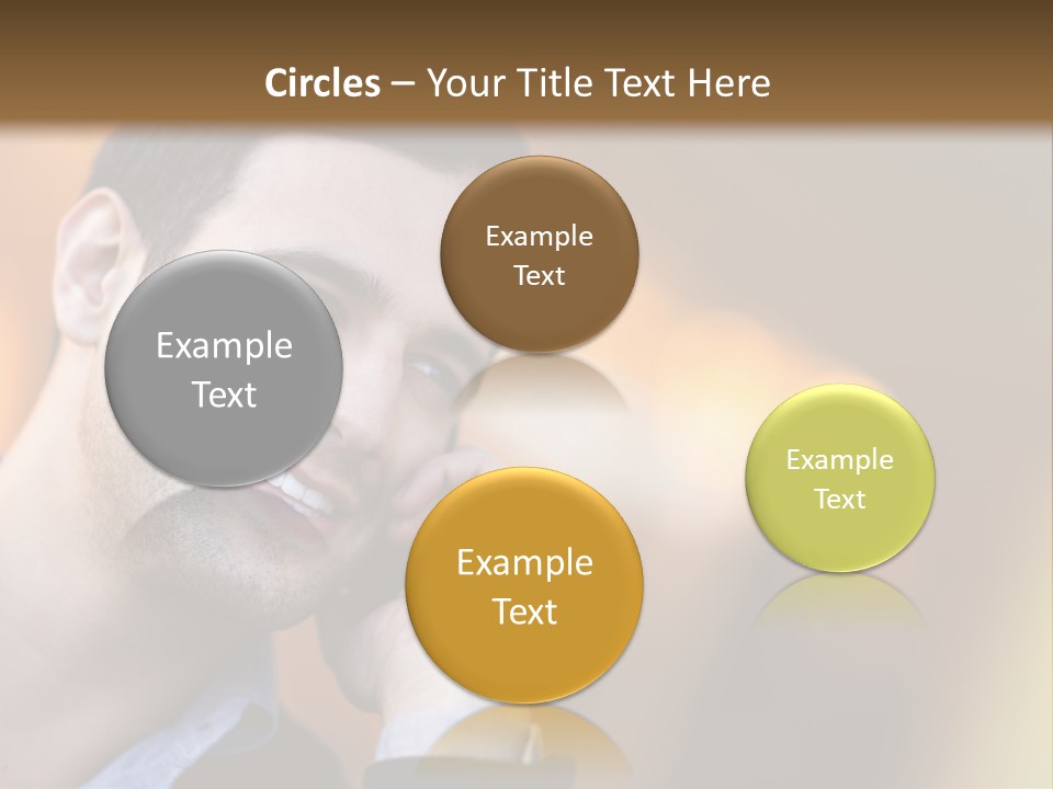 Communicate Successful Cheerful PowerPoint Template