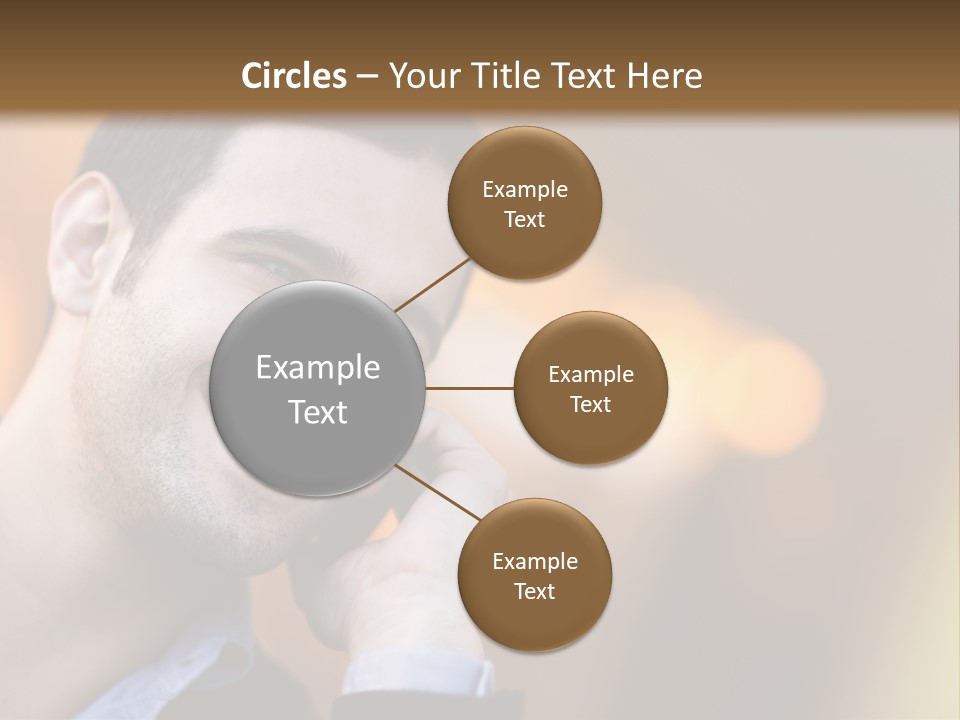 Communicate Successful Cheerful PowerPoint Template