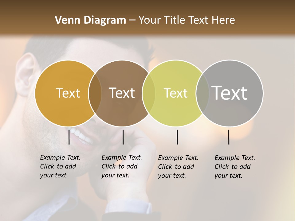 Communicate Successful Cheerful PowerPoint Template