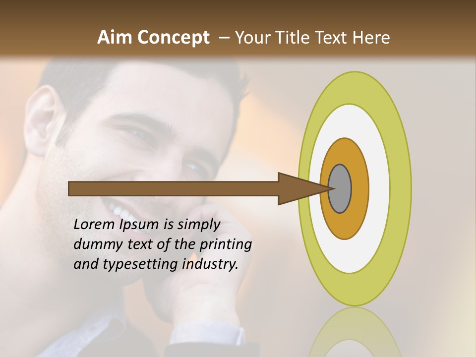 Communicate Successful Cheerful PowerPoint Template