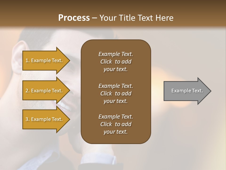 Communicate Successful Cheerful PowerPoint Template