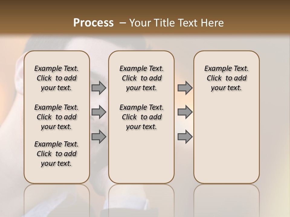 Communicate Successful Cheerful PowerPoint Template