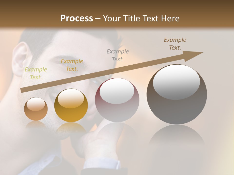 Communicate Successful Cheerful PowerPoint Template