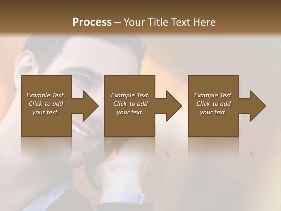 Communicate Successful Cheerful PowerPoint Template
