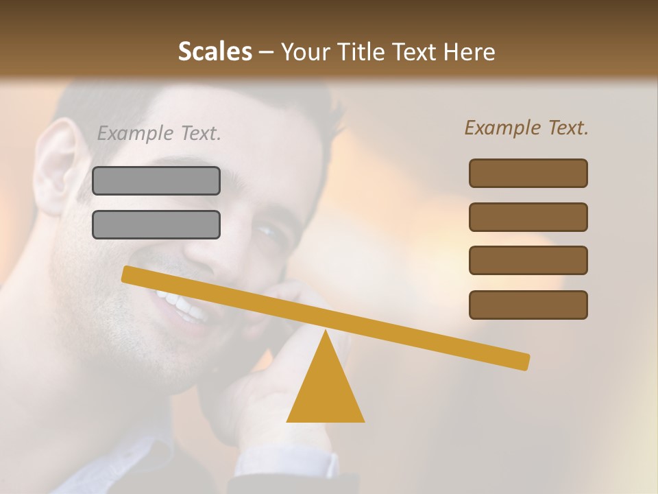 Communicate Successful Cheerful PowerPoint Template