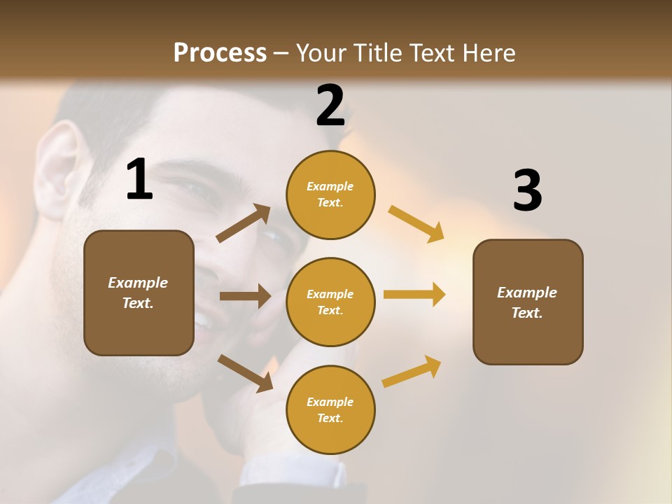 Communicate Successful Cheerful PowerPoint Template