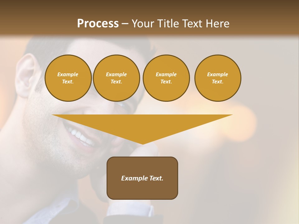 Communicate Successful Cheerful PowerPoint Template