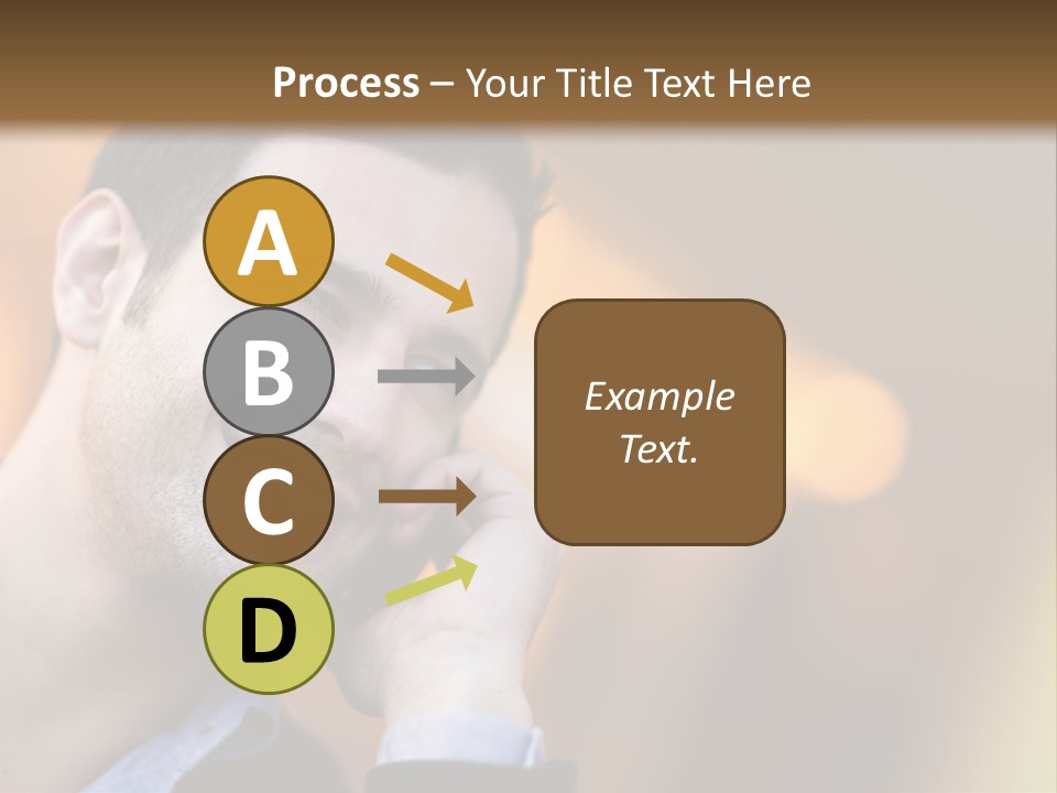 Communicate Successful Cheerful PowerPoint Template