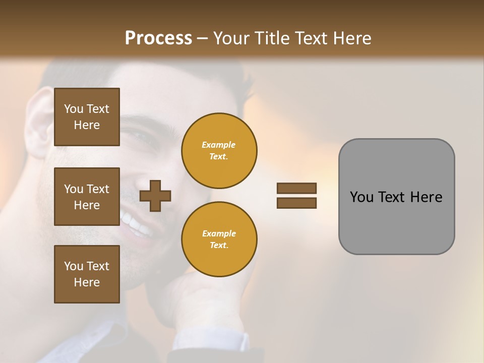 Communicate Successful Cheerful PowerPoint Template