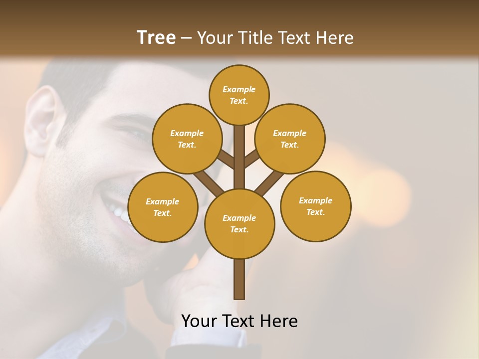 Communicate Successful Cheerful PowerPoint Template