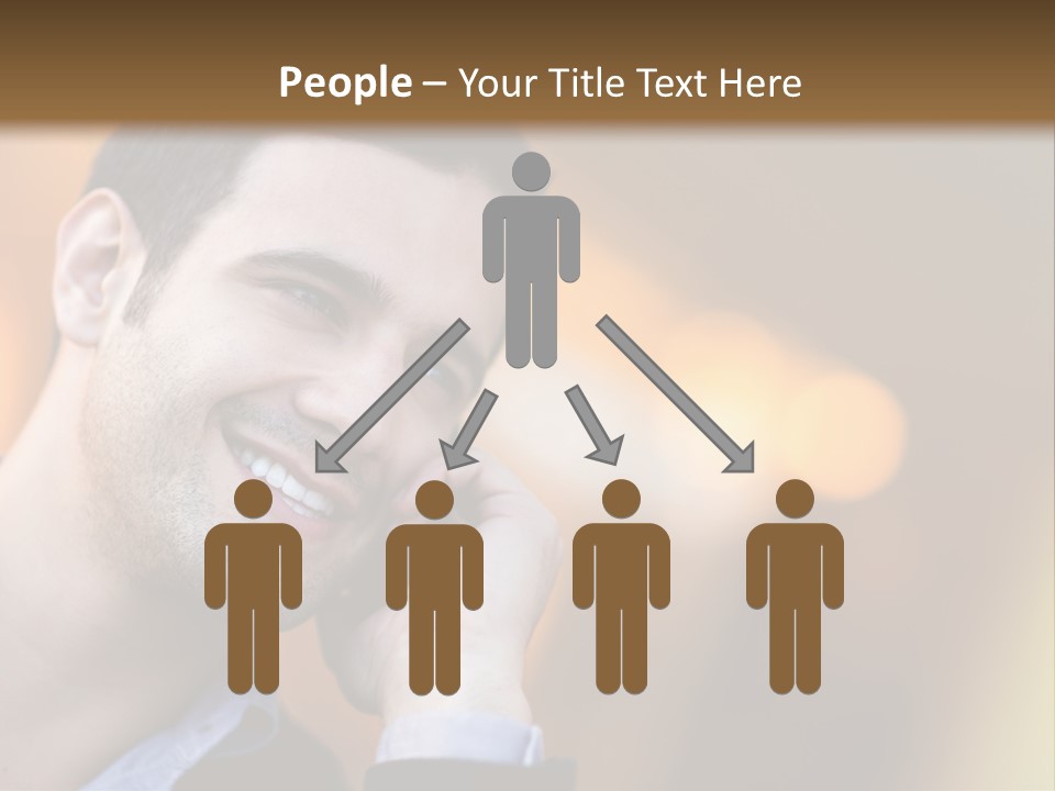 Communicate Successful Cheerful PowerPoint Template