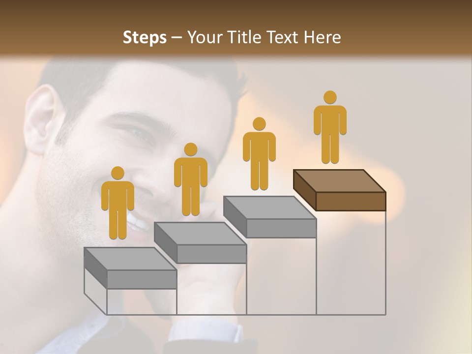 Communicate Successful Cheerful PowerPoint Template
