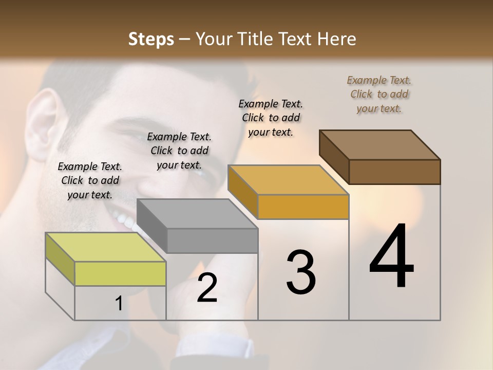 Communicate Successful Cheerful PowerPoint Template