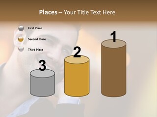 Talking Businessman Business PowerPoint Template