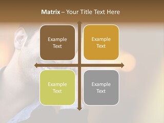 Talking Businessman Business PowerPoint Template