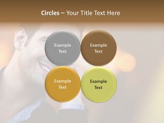 Talking Businessman Business PowerPoint Template