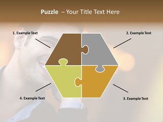 Talking Businessman Business PowerPoint Template