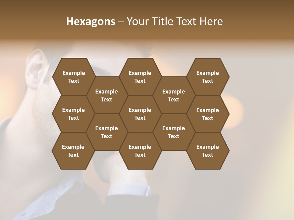 Talking Businessman Business PowerPoint Template