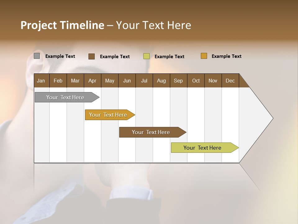 Talking Businessman Business PowerPoint Template