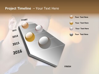 Talking Businessman Business PowerPoint Template