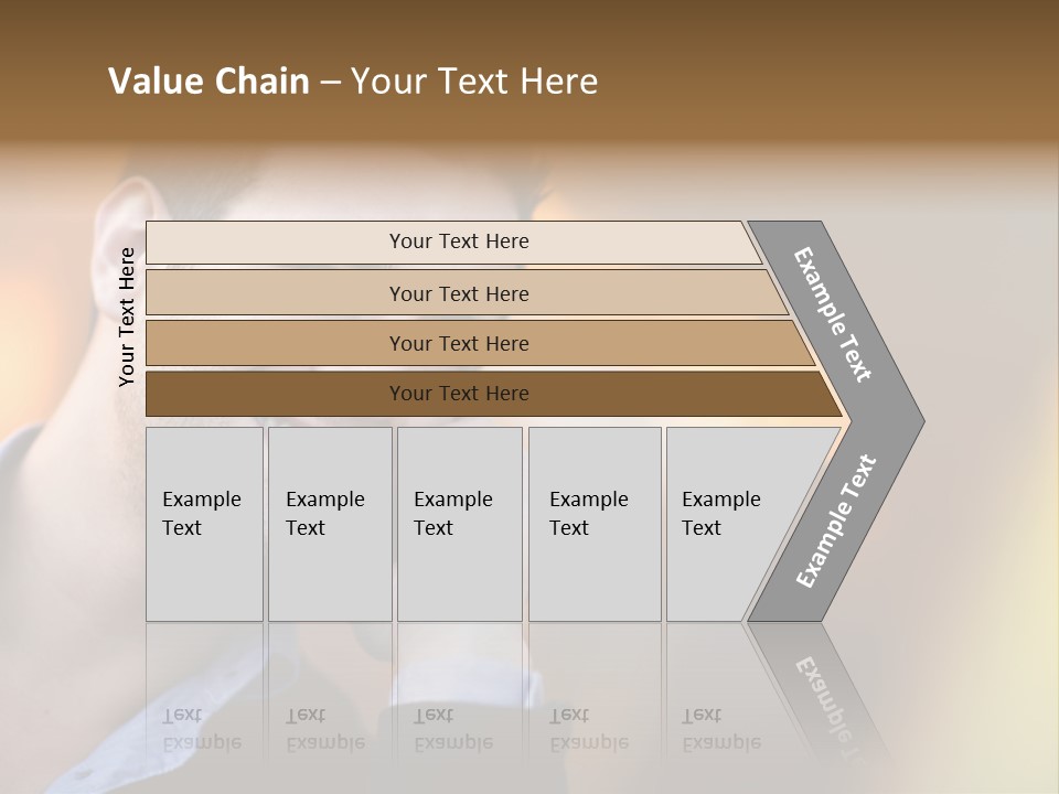 Talking Businessman Business PowerPoint Template